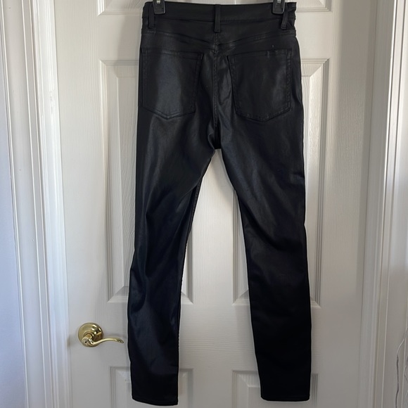 H&M Shiny Black Skinny Pants - Picture 4 of 5